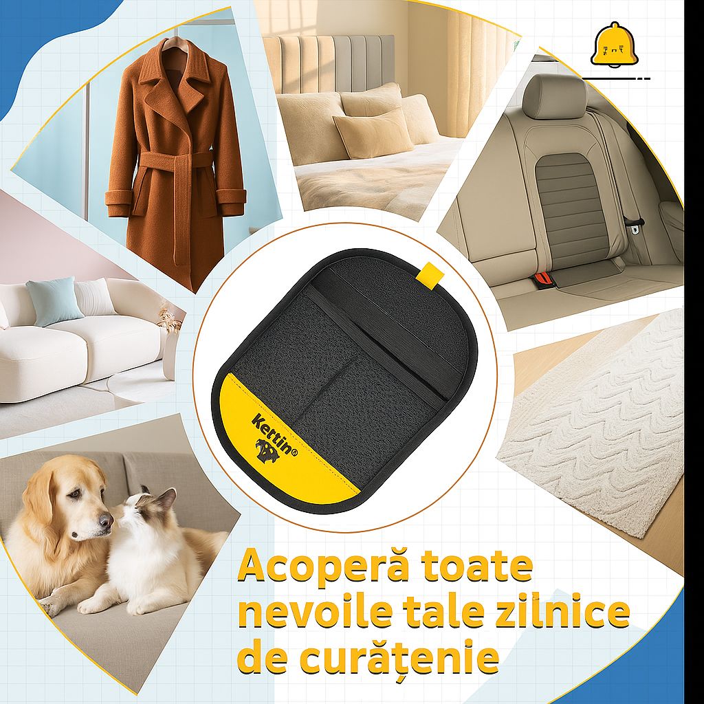 Mănușa Anti-Păr – Curățenie Instant pentru Iubitorii de Animale