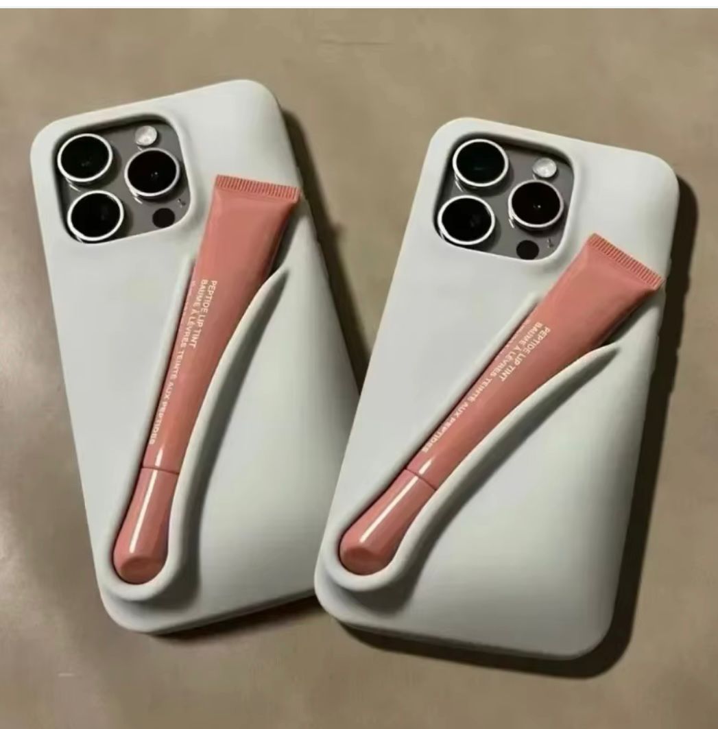 Husă Telefon cu Lip Gloss